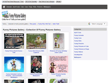 Tablet Screenshot of funnypicturesgallery.net